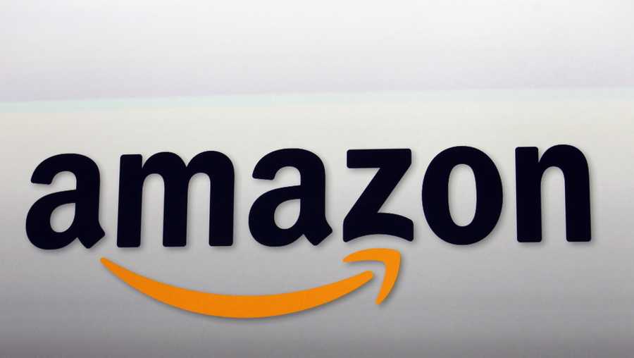 This Sept. 6, 2012, file photo shows the Amazon logo in Santa Monica, Calif.