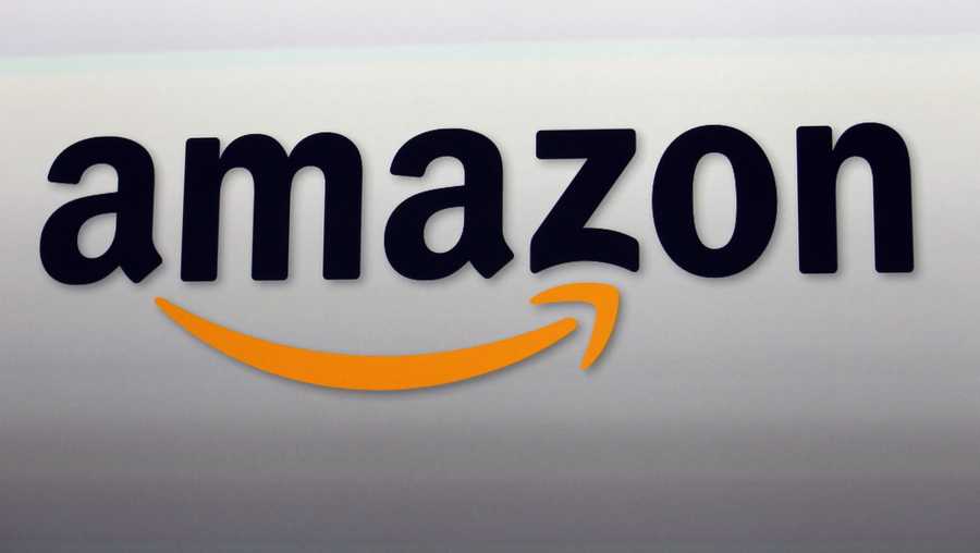This Sept. 6, 2012, file photo shows the Amazon logo in Santa Monica, Calif.