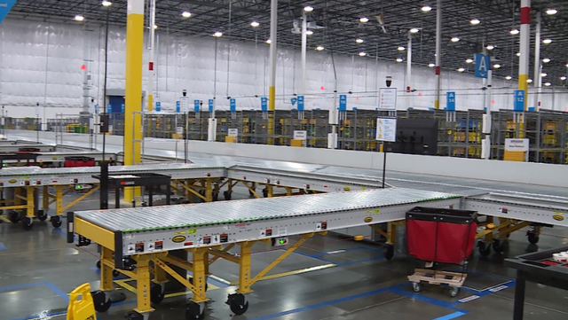 Officials hold ribbon-cutting for new Amazon delivery station in Florence