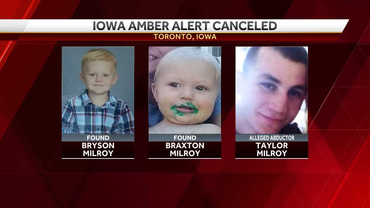 Children found safe after Amber Alert issued in Iowa