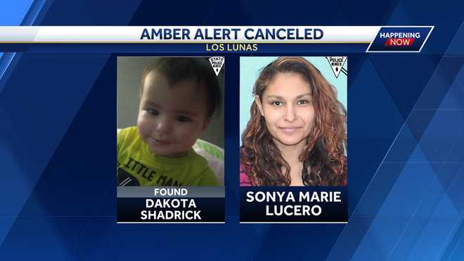 Amber Alert canceled after 1-year-old boy is found safe