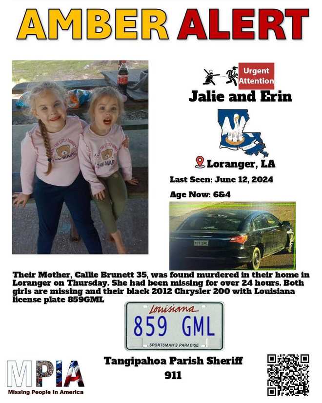 Image of car sought in case of missing Loranger girls