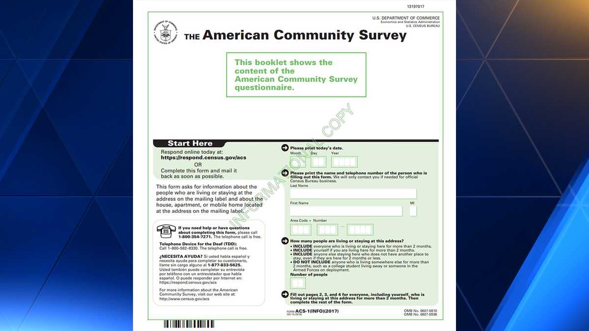 Census Bureau mails American Community Survey