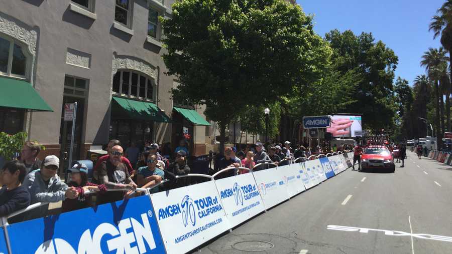 The AMGEN Tour of California race brough thousands of people to downtown Sacramento on Sunday, May 14, 2017.
