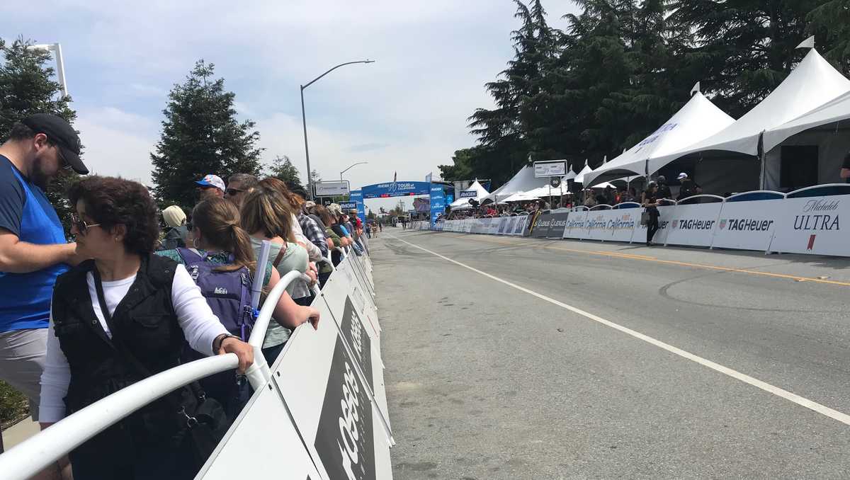 French cyclist wins stage three of the Amgen Tour from Stockton to