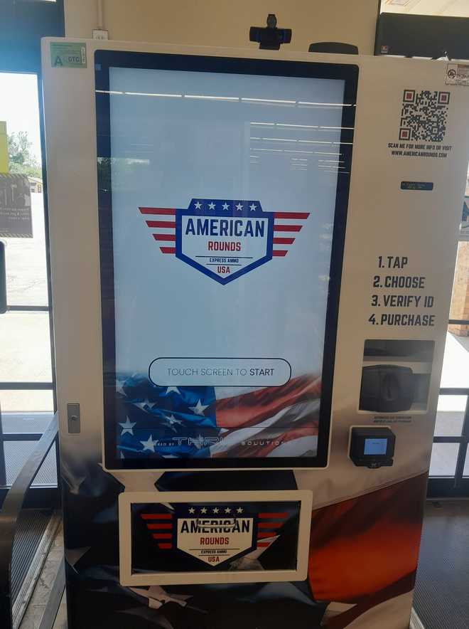 American round vending machine