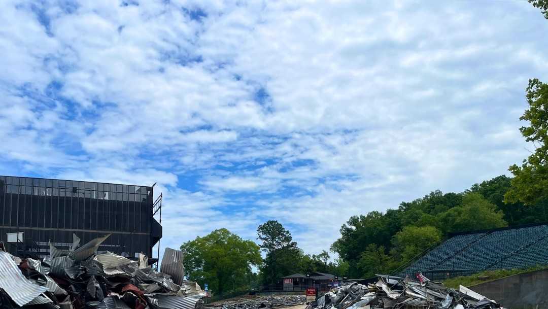 Demolition work underway at former Oak Mountain Amphitheatre