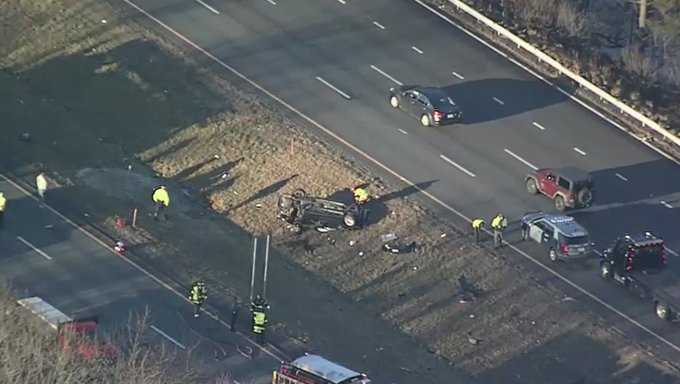 Serious Injuries In Rollover Crash On Interstate 495 In Andover Massachusetts 9265