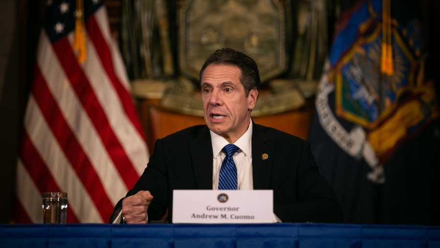 On Tuesday, April 14, 2020, New York Governor Andrew Cuomo gave his daily press briefing amidst the coronavirus pandemic.