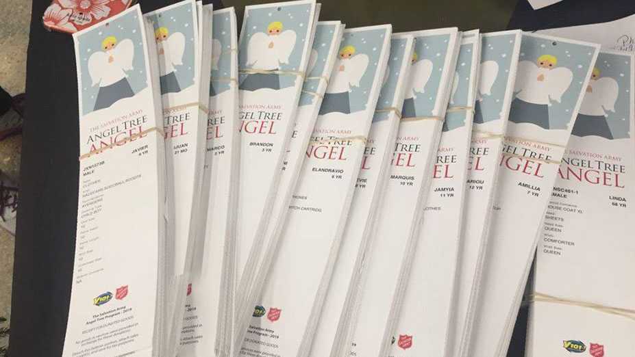Salvation Army's annual Angel Tree kicks off Friday