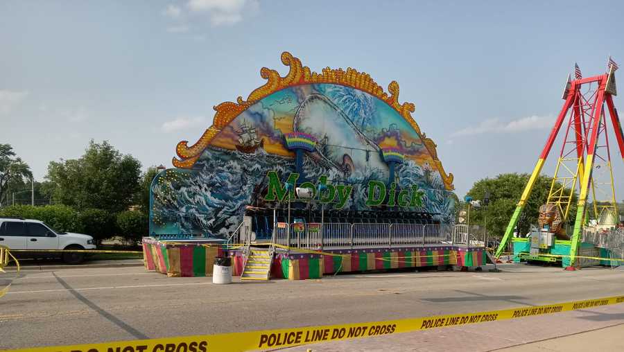 Boy thrown from ride at Illinois festival