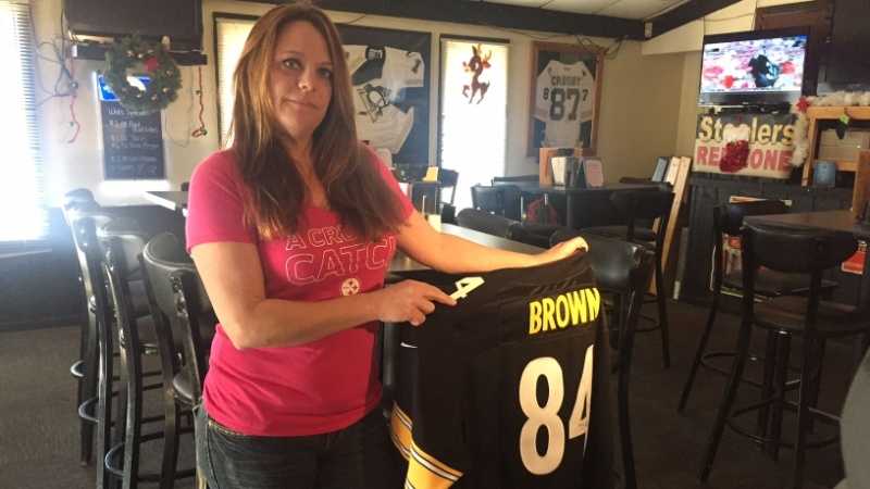 Brand new never worn Antonio Brown Steelers jersey for Sale in