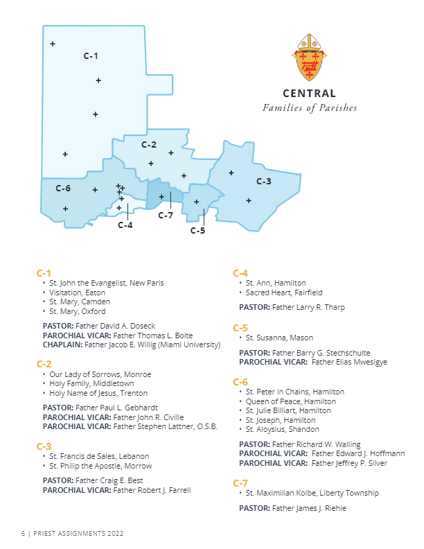 archdiocese of cincinnati priest assignments 2022