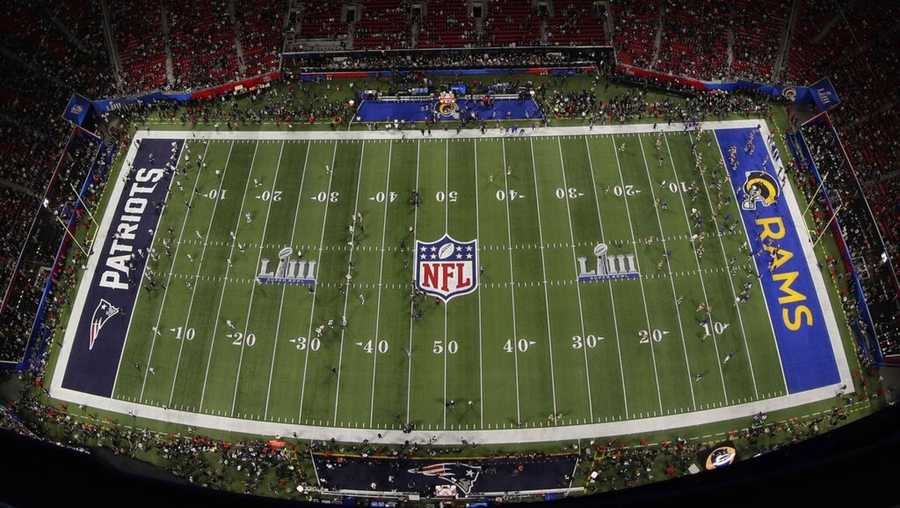 Image result for pictures of the field for Super Bowl 53