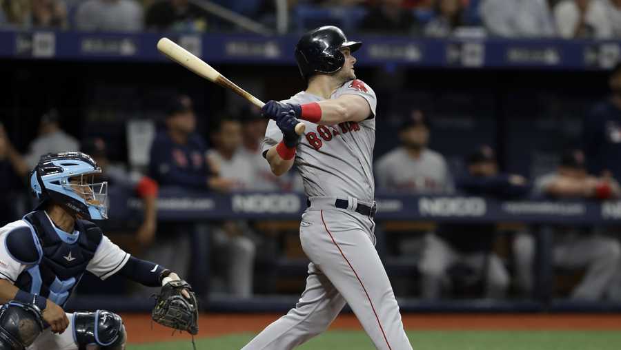 Andrew Benintendi powers Boston Red Sox to victory over Tampa Bay Rays