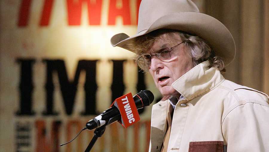 Radio personality Don Imus appears at New York's Town Hall at the beginning of his return to radio Monday morning Dec. 3, 2007.