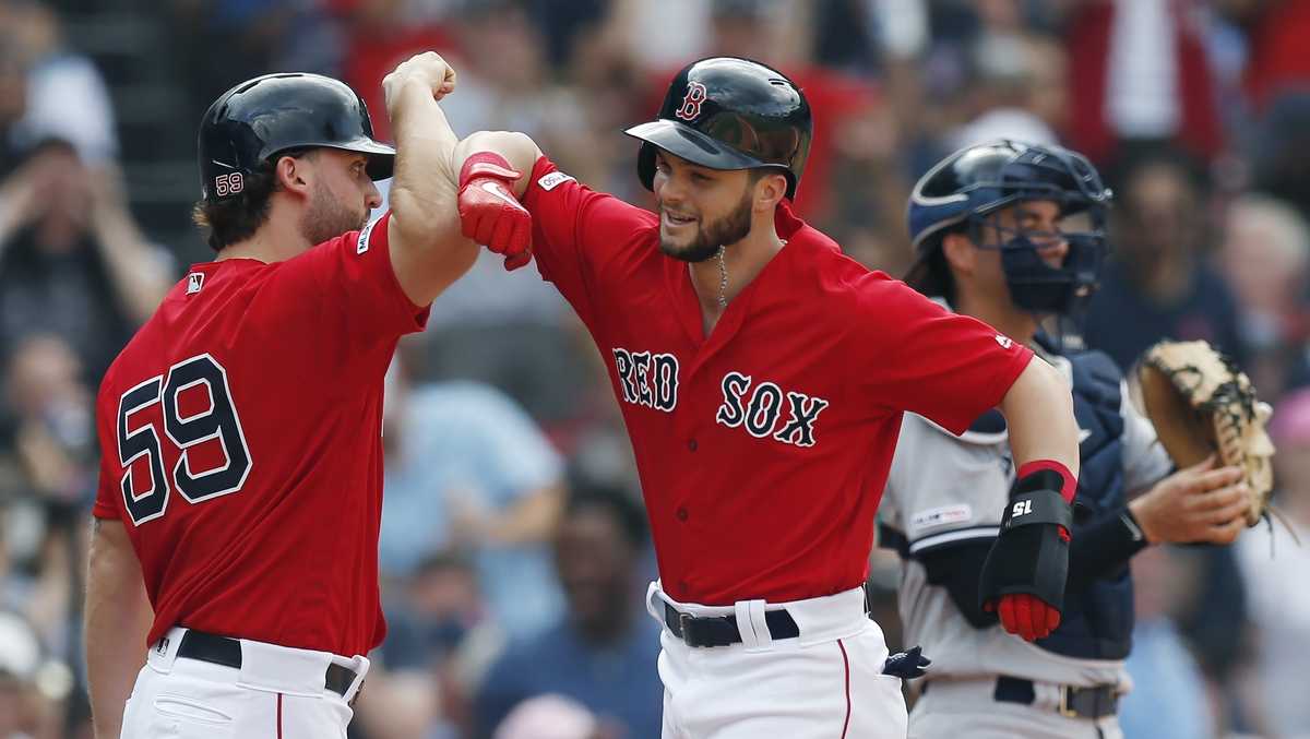 Here is what Michael Chavis had to say on Day 1 of Red Sox