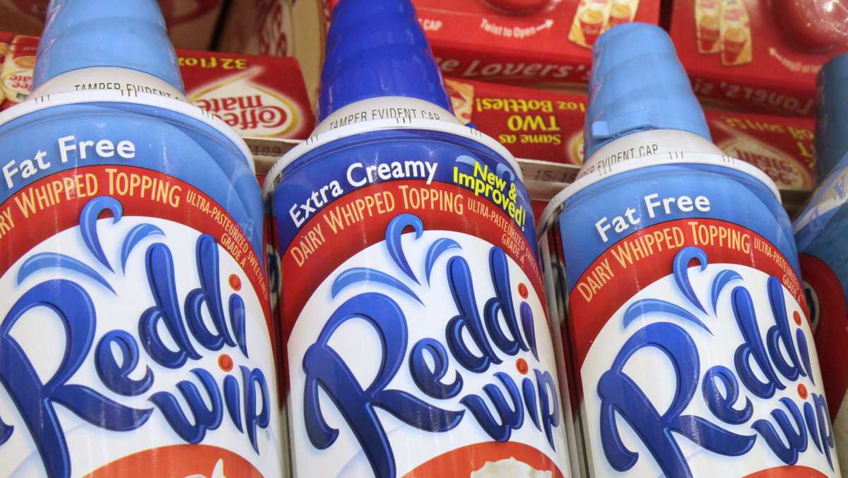 Whipped cream could be in short supply this holiday season