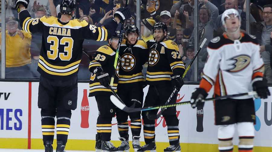 Boston Bruins Game 40 Notes vs. Anaheim Ducks