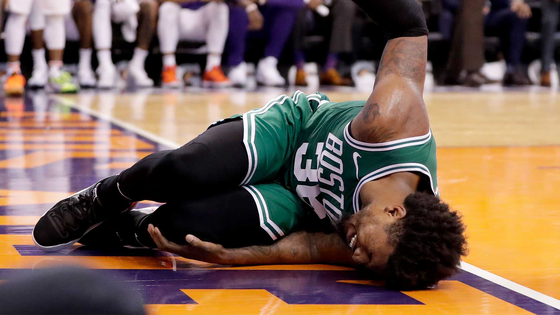 Smart Leaves Game With Ankle Injury In Celtics Win Over Suns