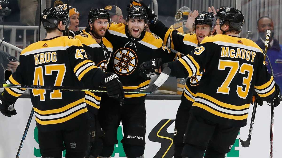 Make it 8! Bruins extend win streak with victory over Hurricanes