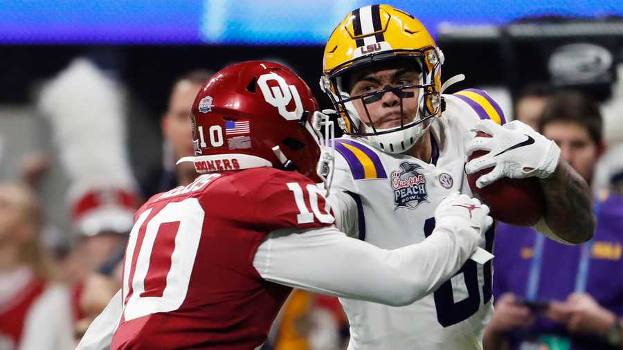 LSU Football - Thaddeus Moss holds the LSU record for