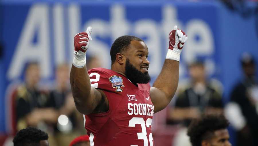 Samaje Perine sets OU rushing record in Sugar Bowl win