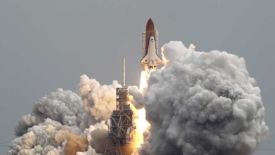 file   in this friday, july 8, 2011 file photo, space shuttle atlantis lifts off from pad 39a at the kennedy space center in cape canaveral, fla the sts135 mission, the final shuttle flight, brought supplies to the international space station ap photojohn raoux