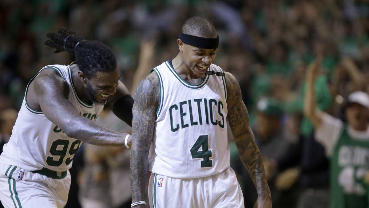 lebron in celtics jersey
