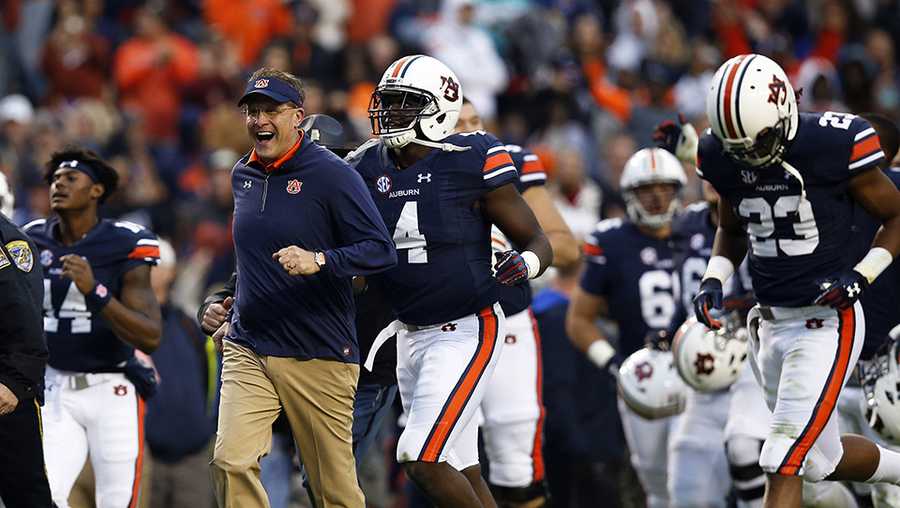 PHOTOS Auburn upsets No. 1