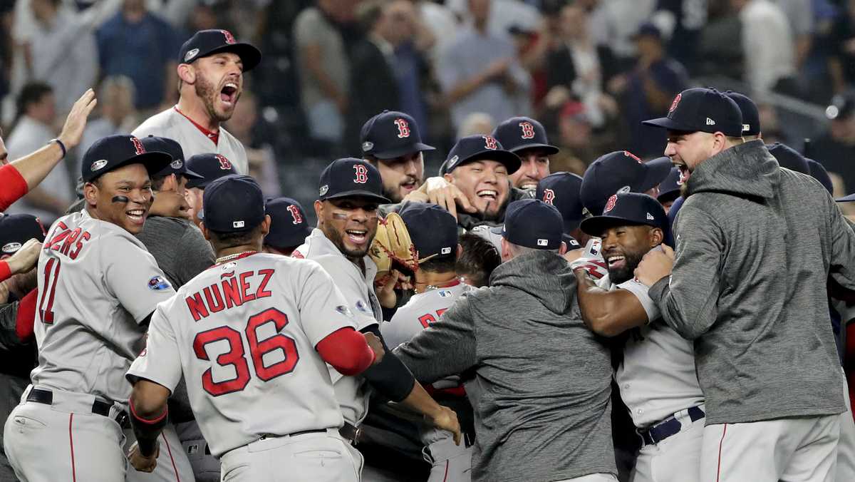 MLB Playoffs Red Sox eliminate Yankees, advance to face Astros