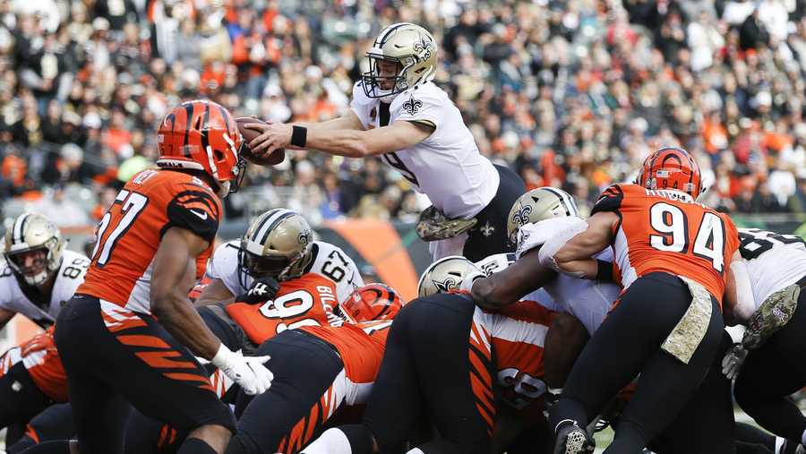 Bengals lose to Saints in Sunday's game, 51-14