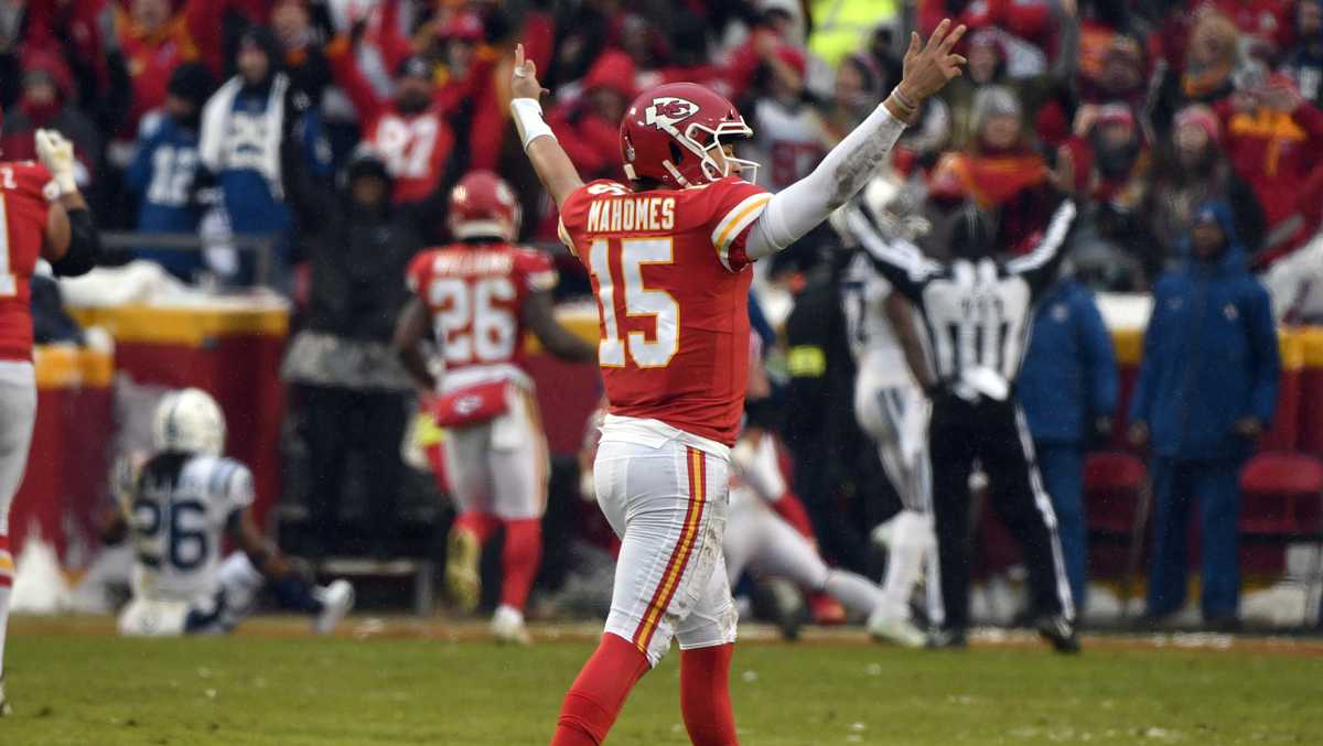 Chiefs roll past Colts 31-13 to reach AFC title game