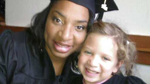This undated selfie shows Amberkatherine DeCory with her daughter, Mila DeCory. Until her daughter could speak, Decory, a police officer who lives outside Minneapolis, carried her birth certificate and even a photo of her giving birth, just in case the African-American and Native American had to prove that her light-haired, blue-eyed child was truly her own. Families like theirs were not surprised when they heard that Cindy McCain reported a woman to police for possible human trafficking because McCain saw her at the airport with a toddler of a different ethnicity.