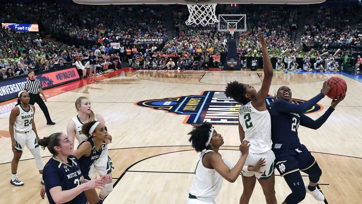 NCAA women's basketball championship Baylor wins by 1 point