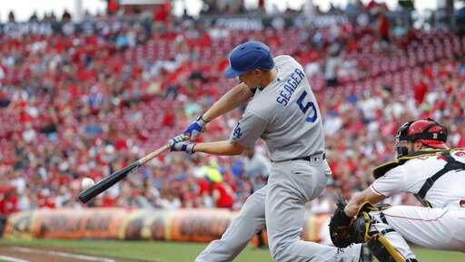 Dodgers get 2 hits, both homers by Max Muncy, to beat Reds
