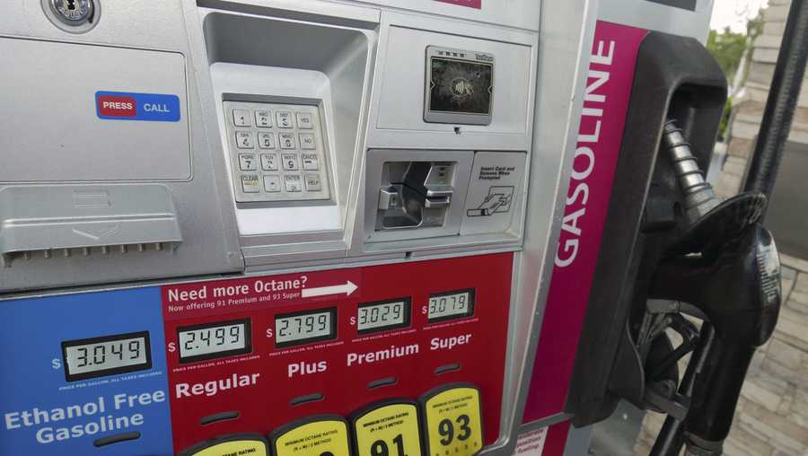 Gas prices haven't moved much in northern New England