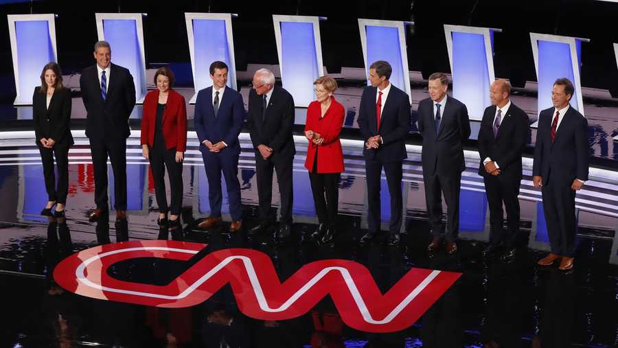 CNN hosted the first of two Democratic presidential primary debates Tuesday, July 30, 2019, in the Fox Theatre in Detroit.