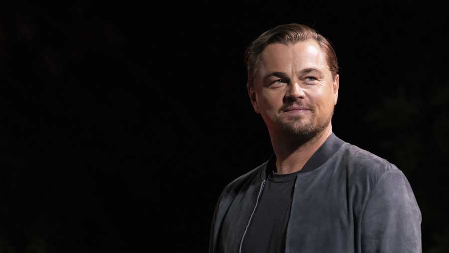 Leonardo DiCaprio speaks at the 2019 Global Citizen Festival in Central Park on Saturday, Sept. 28, 2019, in New York. (Photo by Charles Sykes/Invision/AP)
