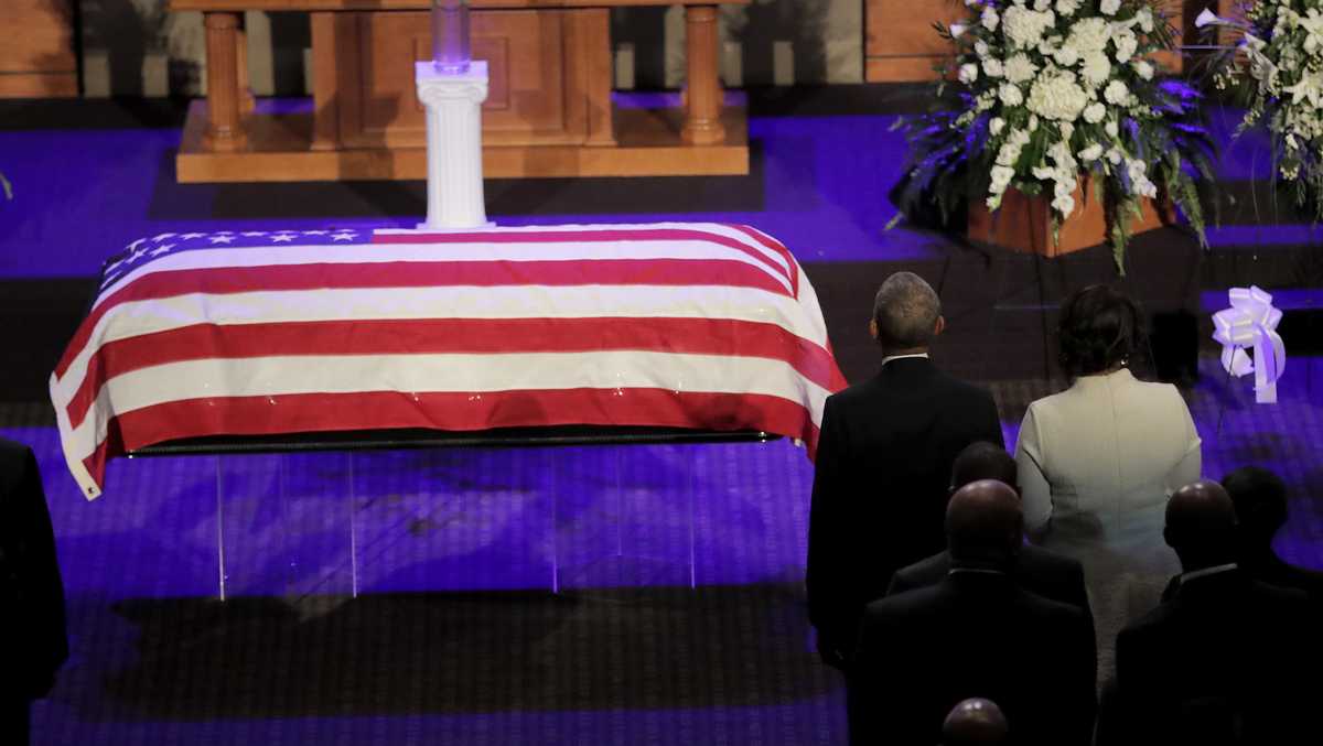 Obama, Clinton speak at Elijah Cummings' Baltimore funeral