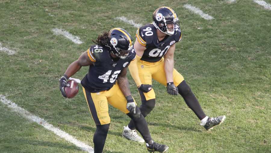 Bud Dupree and Cam Heyward - Pittsburgh Steelers