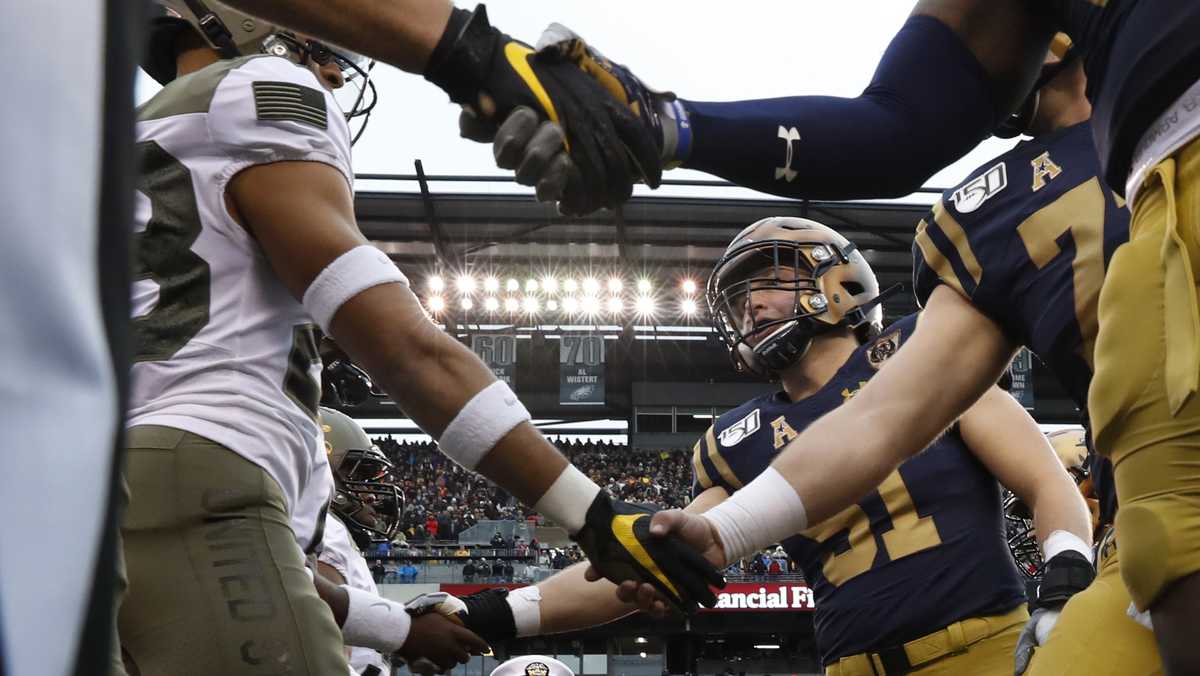 At Army Navy Game President Trump Touts New Pro Sports Option