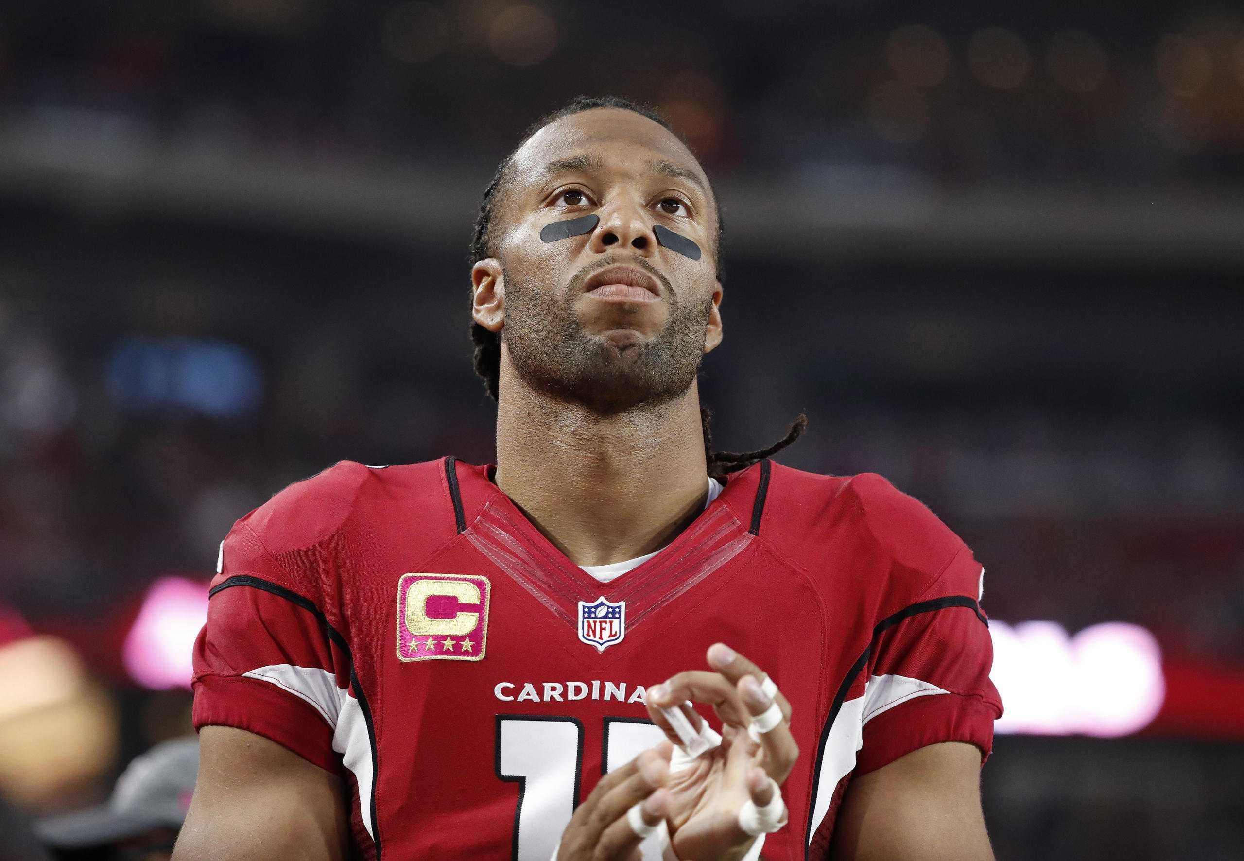 Larry fitzgerald white outlet jersey