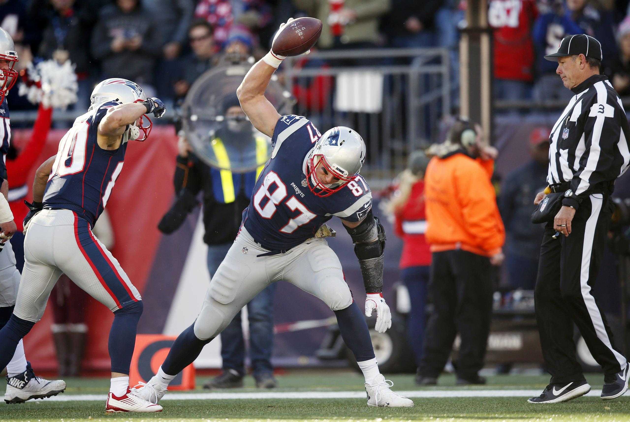 Gronkowski pro outlet bowl jersey