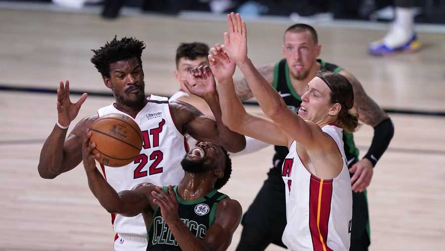 Celtics control Heat in 2nd half of Game 5; NBA Finals 1 win away