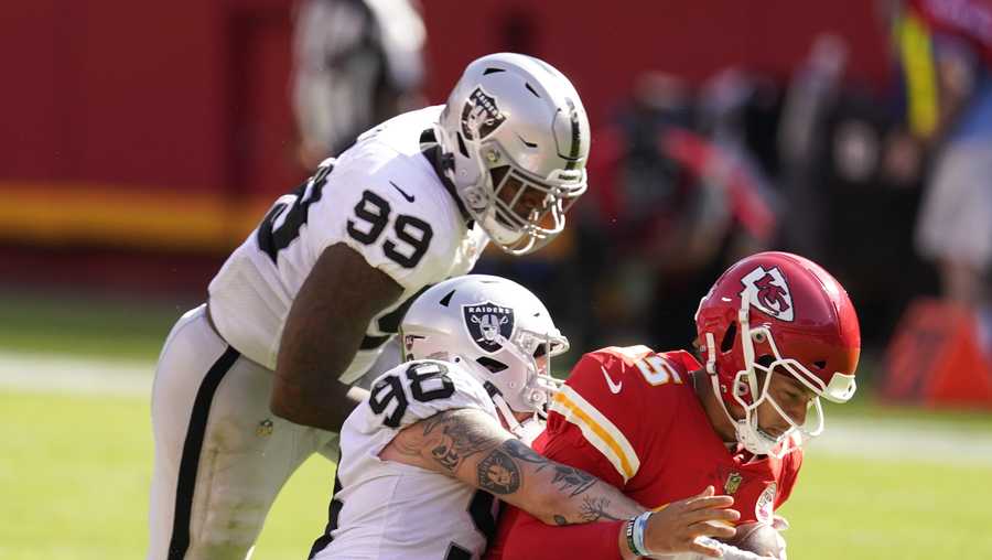 Chiefs doomed by simple mistakes in loss to Las Vegas