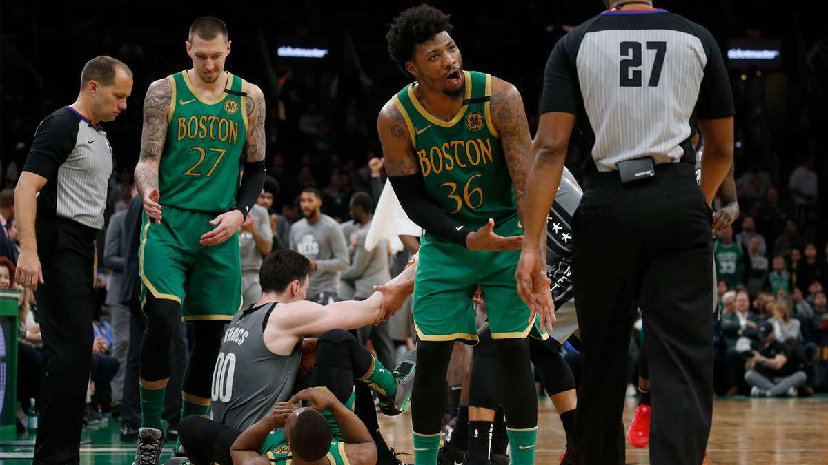Celtics blow 21point second half lead, fall in OT to Nets