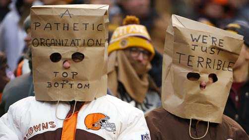 Photos: A gallery of sad Cleveland Browns fans