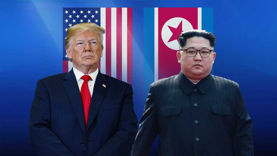 Donald Trump and Kim Jong Un