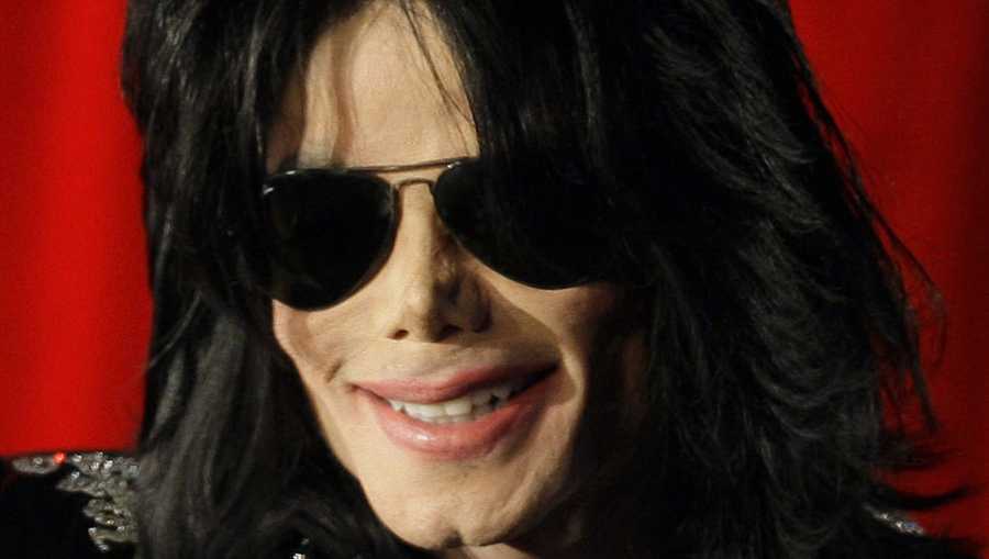 FILE - In this March 5, 2009 file photo, Michael Jackson is shown at a press conference in London. Testimony from AEG Live executive Paul Gongaware on his interactions with Jackson and his negotiations with the singer’s doctor dominated the fifth week of a civil case against the company filed by the superstar’s mother, Katherine. On Tuesday May 28, 2013, Gongaware reluctantly acknowledged that he negotiated the $150,000 per month rate that Jackson’s doctor expected to be paid to serve on the “This Is It” tour. (AP Photo/Joel Ryan, File)